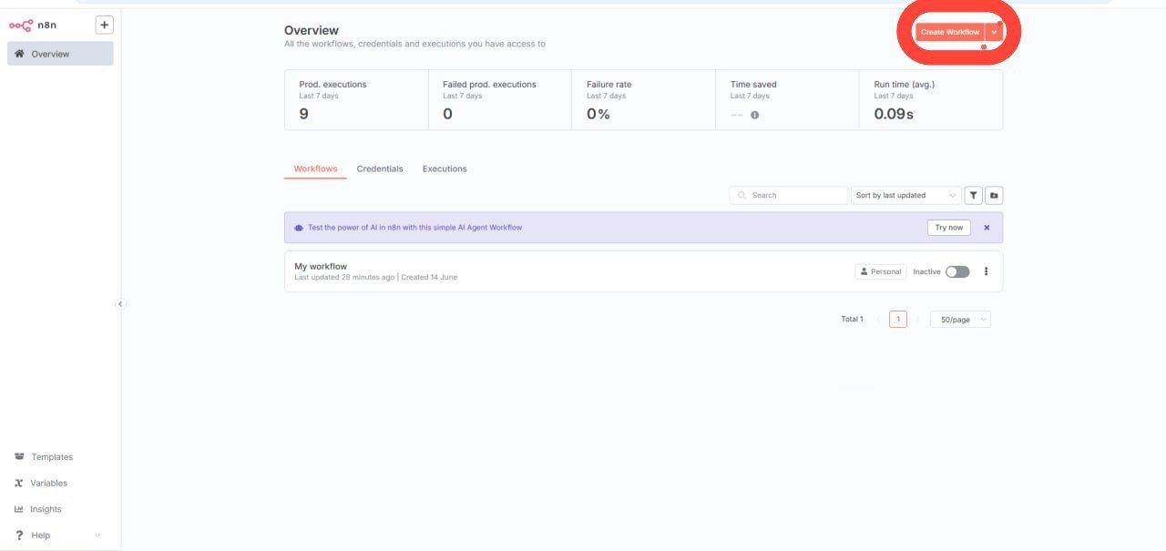 اضافه‌کردن ربات به N8N