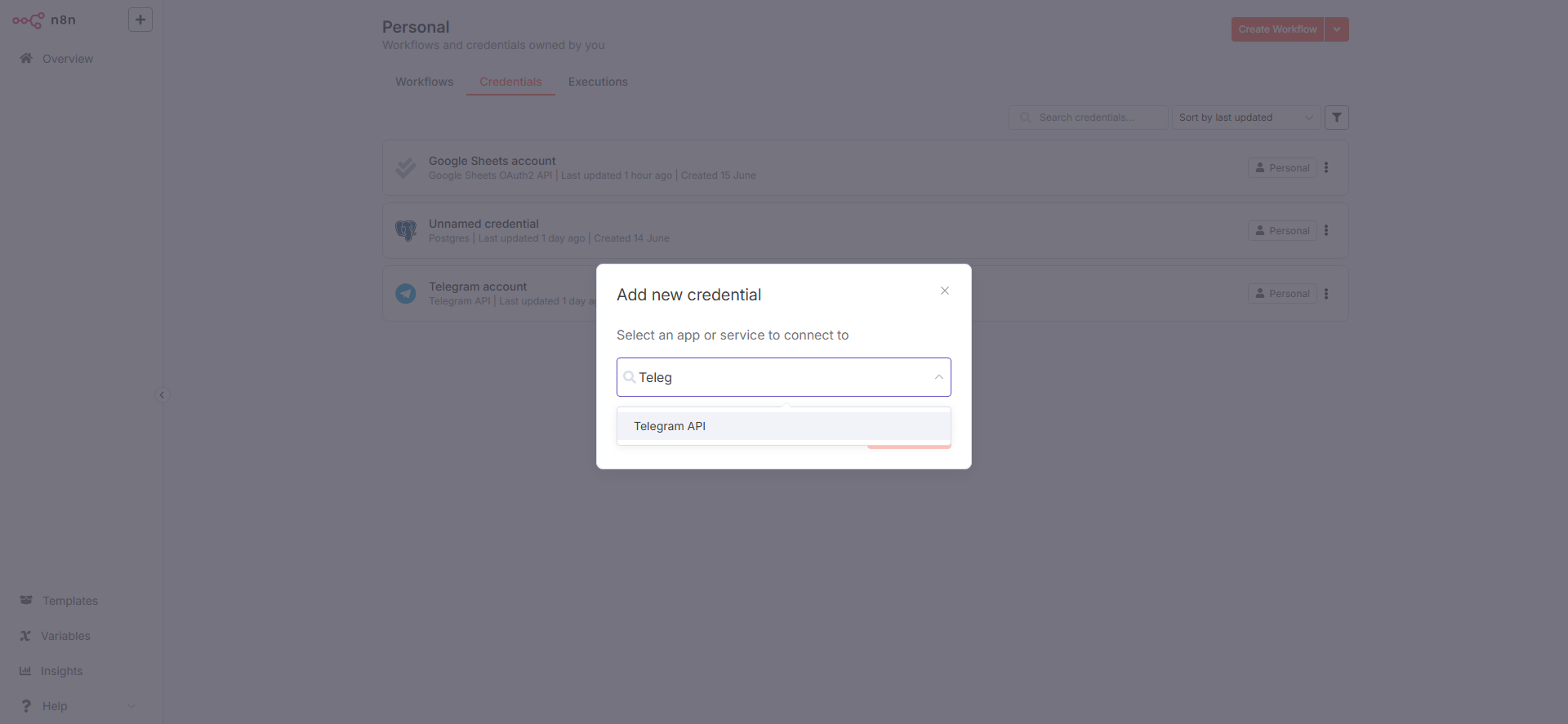  ربات تلگرام N8N