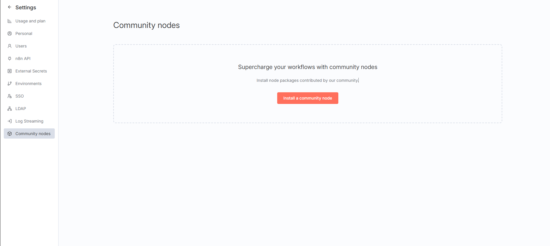 نصب Community Node (نود DataSweep) در n8n