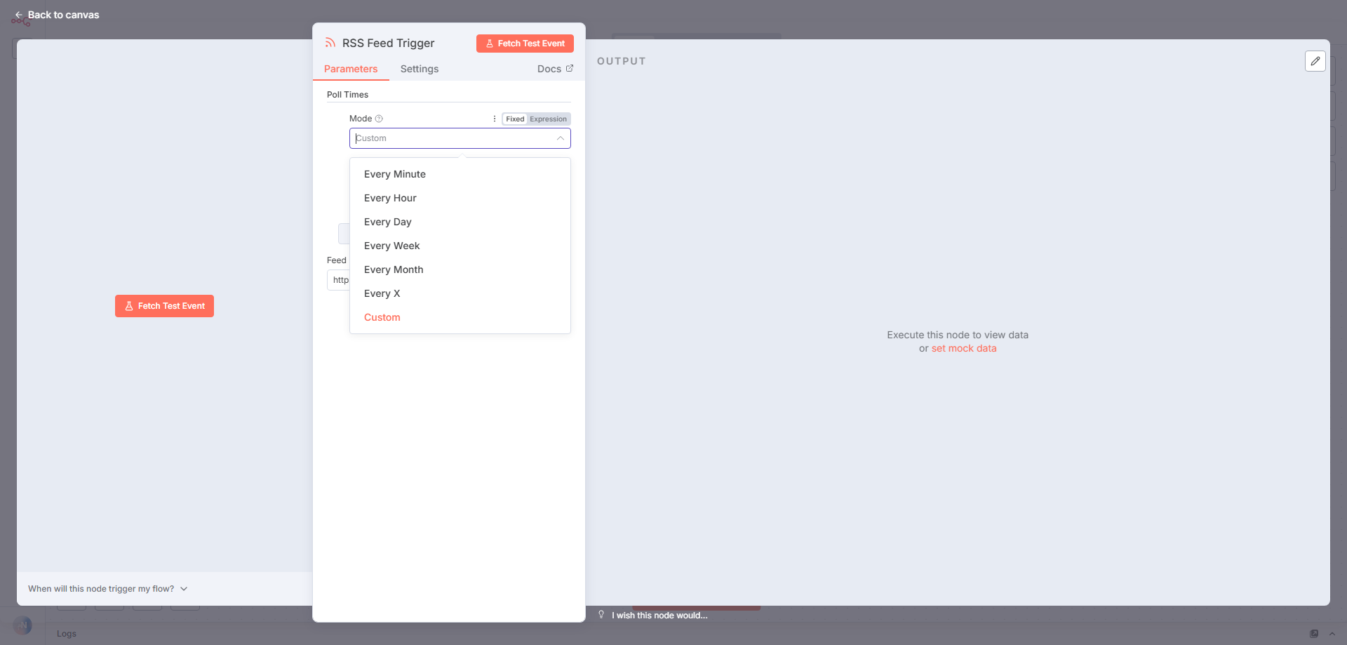 تنظیم Poll time در n8n